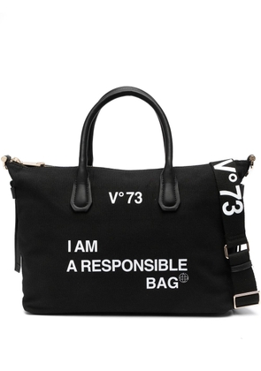 V°73 Responsability tote bag - Black