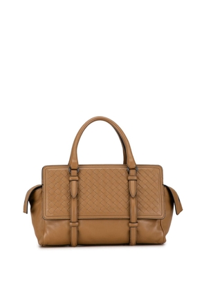Bottega Veneta Pre-Owned 2012-2023 Intrecciato Monaco Bag handbag - Brown