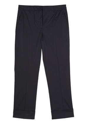 Incotex slim-cut cropped trousers - Blue