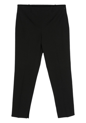 Incotex high-waist cropped trousers - Black