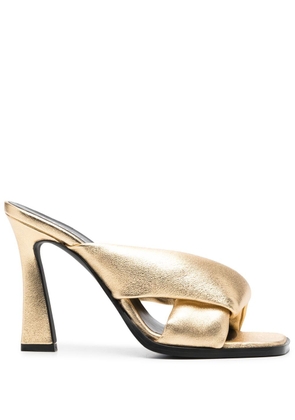 PINKO 110mm sculpted-heel sandals - Gold