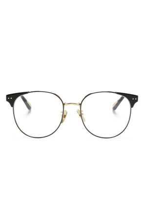 Linda Farrow Spence round-frame glasses - Gold
