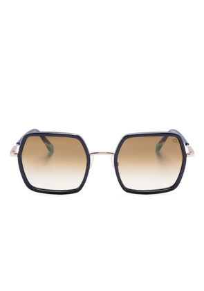Etnia Barcelona Azahara geometric-frame sunglasses - Blue