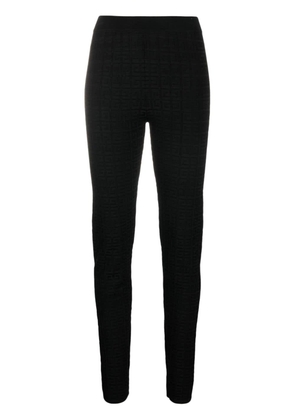 Givenchy high-waist monogram-jacquard leggings - Black