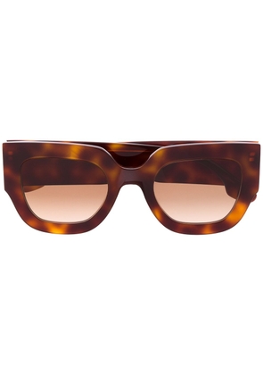 Victoria Beckham tortoiseshell cat-eye sunglasses - Brown