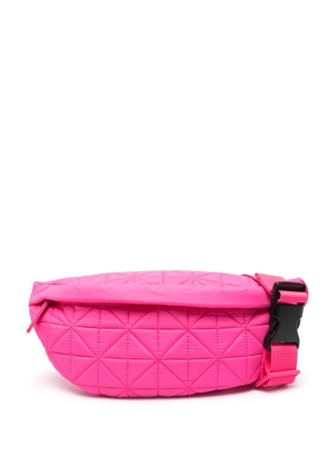 VeeCollective zipped quilted belt bag - Pink
