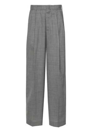 PT Torino pleat-detail virgin wool tailored trousers - Grey