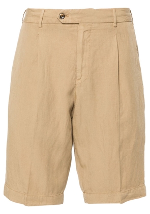 PT Torino pleated bermuda shorts - Neutrals