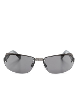 Gcds GD0047 geometric-frame sunglasses - Black