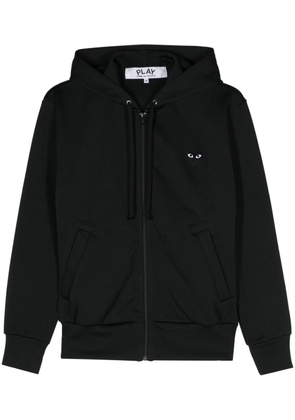 Comme Des Garçons Play heart-patch zipped hoodie - Black