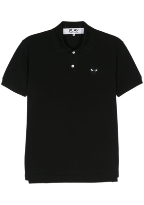 Comme Des Garçons Play appliqué-logo cotton T-shirt - Black