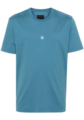 Givenchy 4G-embroidered cotton T-shirt - Blue