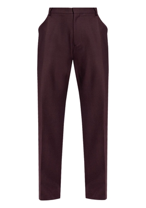 Victoria Beckham creased trousers - Red