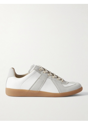 Maison Margiela - Replica Leather and Suede Sneakers - Men - White - EU 39