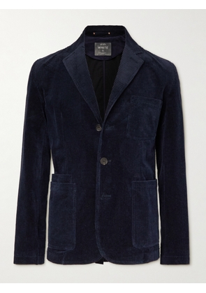 PRIVATE WHITE V.C. - Cotton-Corduroy Suit Jacket - Men - Blue - S