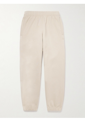 adidas Originals - Tapered Cotton-Blend Jersey Sweatpants - Men - Neutrals - XS