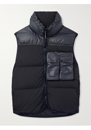 C.P. Company - Padded Quilted Shell Down Gilet - Men - Blue - S