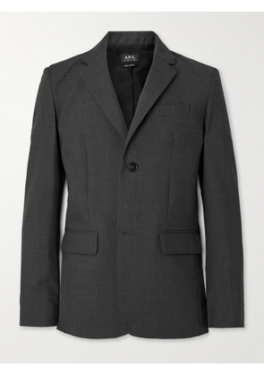 A.P.C. - Harry Slim-Fit Wool Suit Jacket - Men - Gray - IT 46
