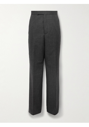 Thom Browne - Straight-Leg Virgin Wool Trousers - Men - Gray - 1