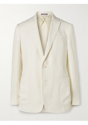 Ralph Lauren Purple Label - Hayden Slim-Fit Linen Suit Jacket - Men - White - UK/US 36