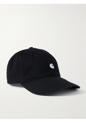 Carhartt WIP - Madison Logo-Embroidered Cotton-Twill Baseball Cap - Men - Black