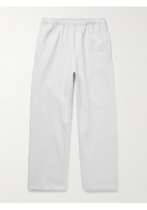 Nike - Solo Straight-Leg Logo-Embroidered Cotton-Blend Jersey Sweatpants - Men - White - S