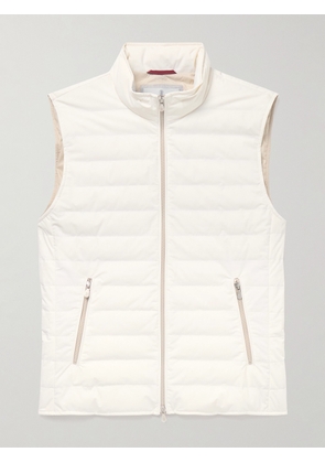 Brunello Cucinelli - Quilted Padded Shell Down Gilet - Men - White - XS