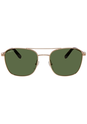 Salvatore Ferragamo Green Square Sunglasses SF158S 717 53
