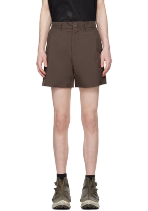 RANRA Brown Stufur Shorts