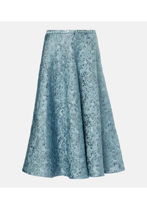 Gucci Printed midi skirt