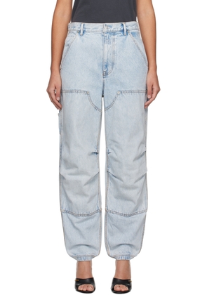 Alexander Wang Blue Double Front Jeans