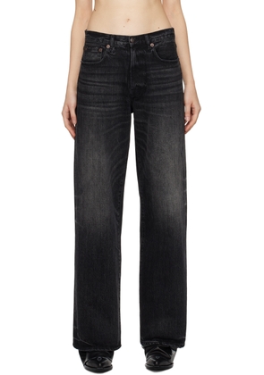 R13 Black D'Arcy Loose Jeans