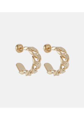 Givenchy G Chain hoop earrings