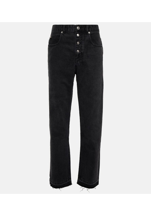 Marant Etoile Belden high-rise straight jeans