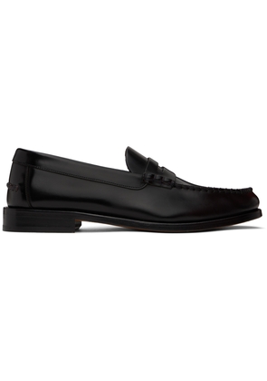 Paul Smith Black Lido Leather Loafers
