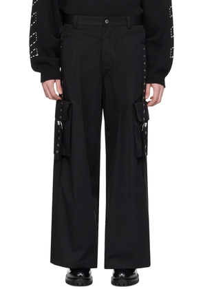 Off-White Black Buckles Cargo Pants