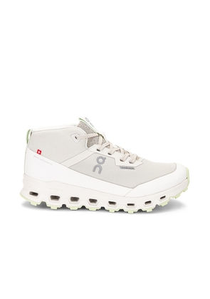 On Cloudroam Waterproof Sneaker in Ice & Limelight - Blush. Size 7.5 (also in ).