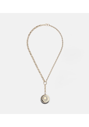 Foundrae Balance 18kt gold necklace with diamonds