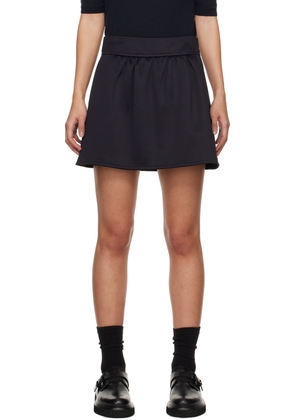 Max Mara Black Nettuno Miniskirt