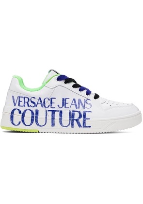 Versace Jeans Couture White Starlight Logo Sneakers
