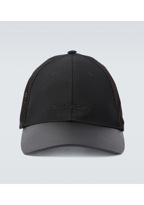 Givenchy Perforated wool baseball cap