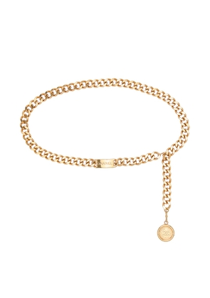 chanel Chanel Coco Mark Coin Chain Belt in Gold - Metallic Gold. Size all.