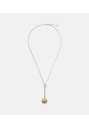 Foundrae Spark Love 18kt gold chain necklace with diamond