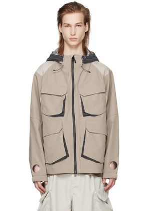 meanswhile Taupe Air Window Jacket