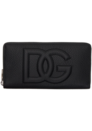 Dolce & Gabbana Black 'DG' Logo Wallet