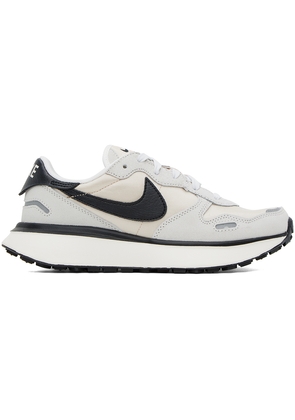 Nike Off-White & Gray Phoenix Waffle Sneakers