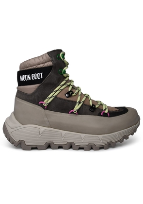 Moon Boot tech Hiker Beige Leather Blend Boots