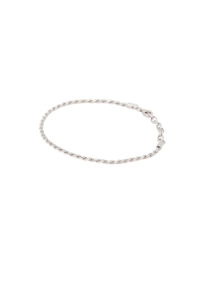 Serge de Nimes Rope Bracelet in Silver - Metallic Silver. Size all.