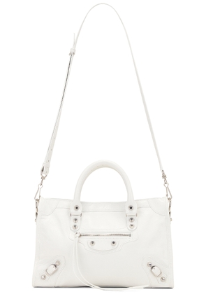 Balenciaga Le City Small Bag in Optic White - White. Size all.
