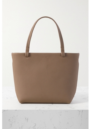 The Row - Park Small Textured-leather Tote - Brown - One size